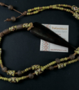 collar largo boho con pieza de madera tuareg amarillos (Copy)